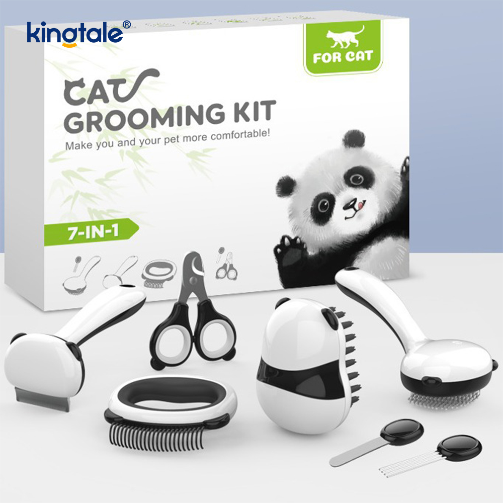 Súprava produktov na čistenie domácich miláčikov Kefa na kúpanie modelu Panda