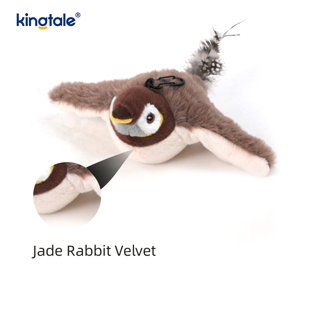 Simulovaná plyšová hračka pre domáce zvieratá Sparrow pre všetky plemená Cat Kicker Catnip Toys Sparrow