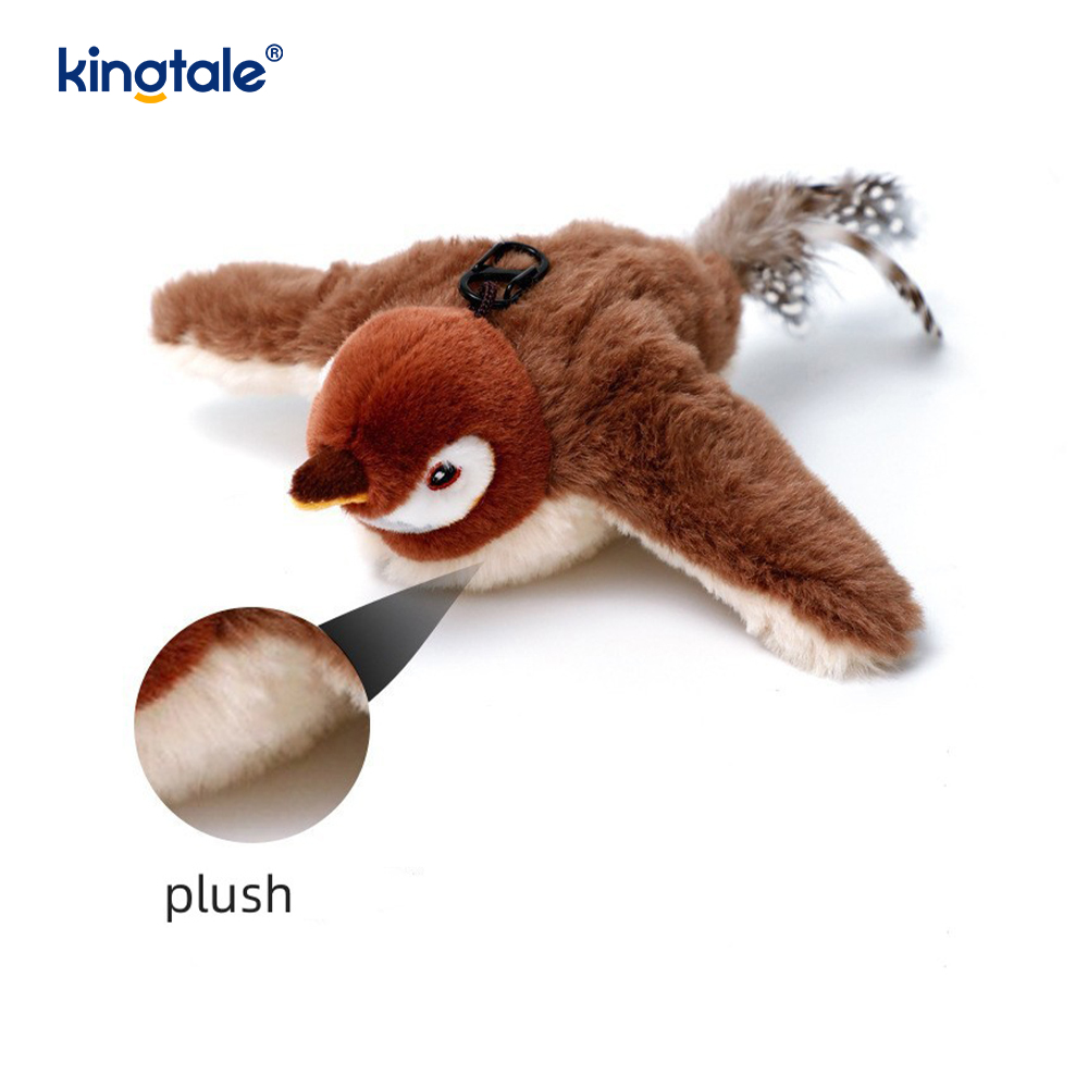 Simulovaná plyšová hračka pre domáce zvieratá Sparrow pre všetky plemená Cat Kicker Catnip Toys Sparrow