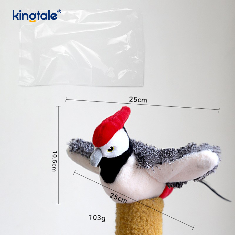 Simulovaná plyšová hračka pre domáce zvieratá Sparrow pre všetky plemená Cat Kicker Catnip Toys Sparrow