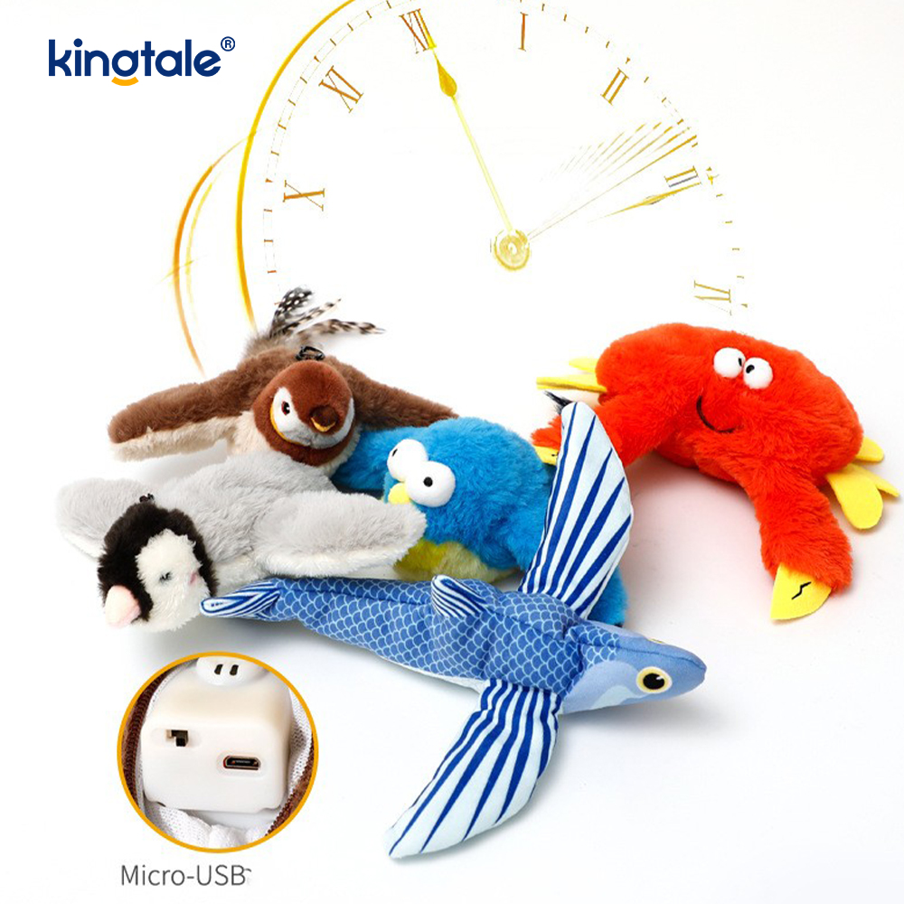 Simulovaná plyšová hračka pre domáce zvieratá Sparrow pre všetky plemená Cat Kicker Catnip Toys Sparrow