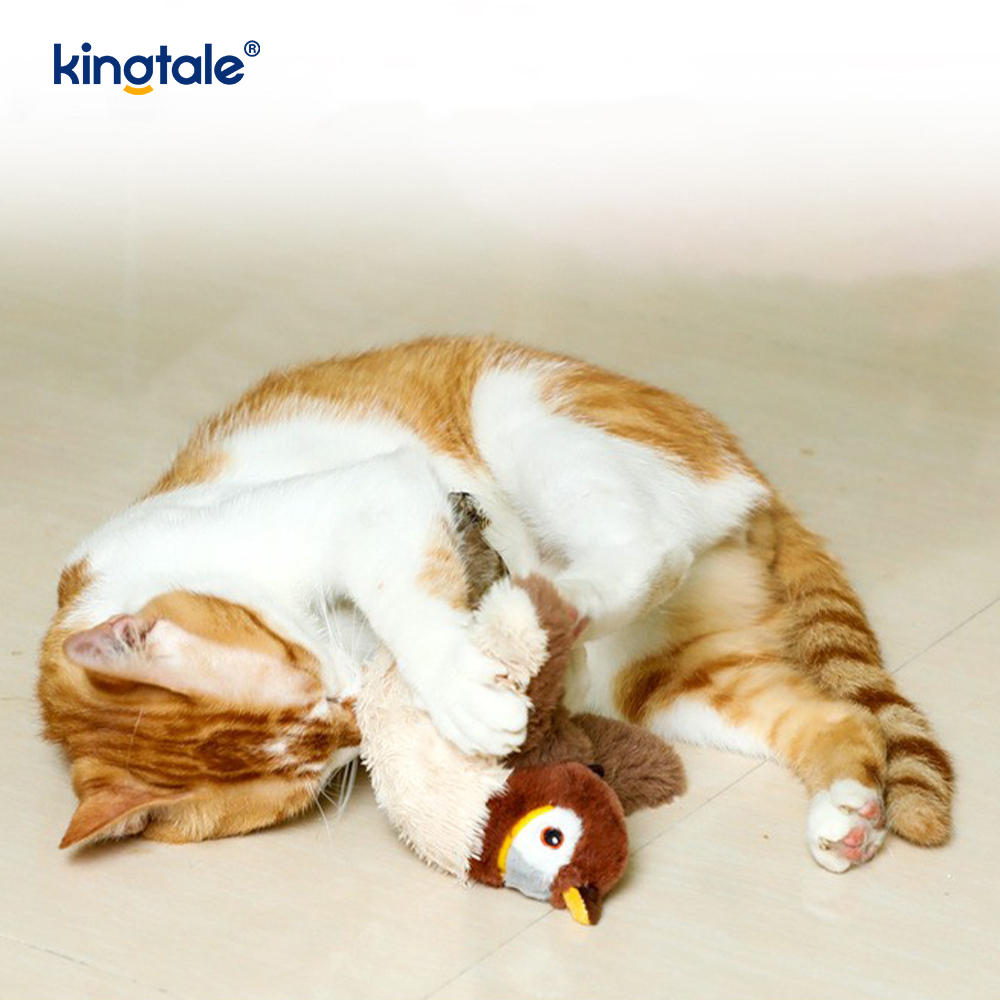 Simulovaná plyšová hračka pre domáce zvieratá Sparrow pre všetky plemená Cat Kicker Catnip Toys Sparrow