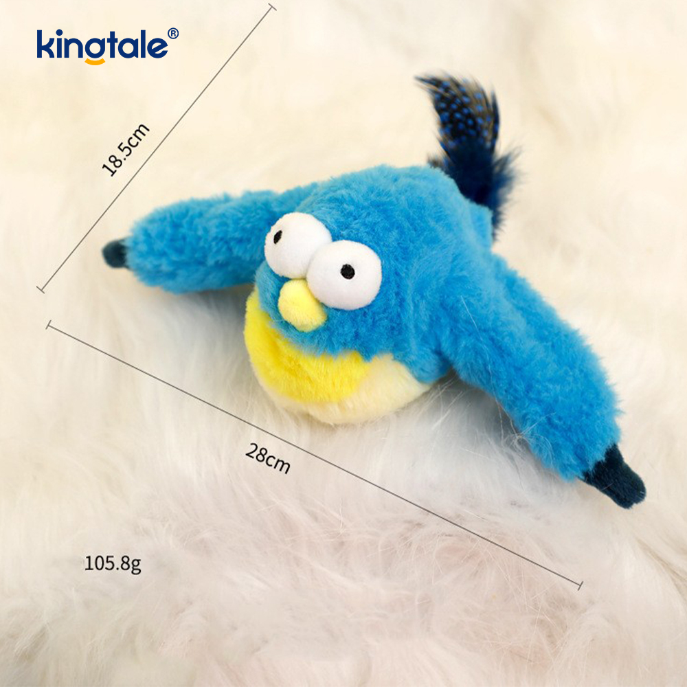 Simulovaná plyšová hračka pre domáce zvieratá Sparrow pre všetky plemená Cat Kicker Catnip Toys Sparrow