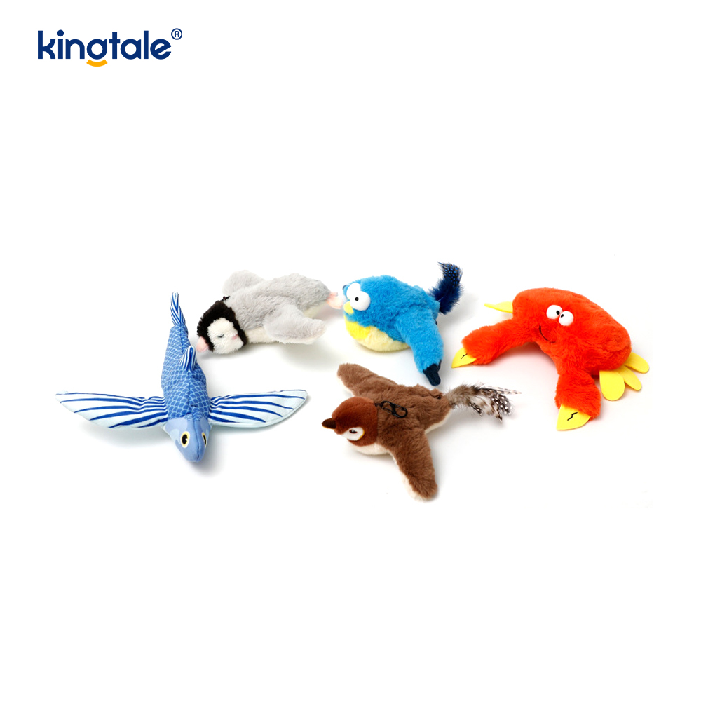 Simulovaná plyšová hračka pre domáce zvieratá Sparrow pre všetky plemená Cat Kicker Catnip Toys Sparrow