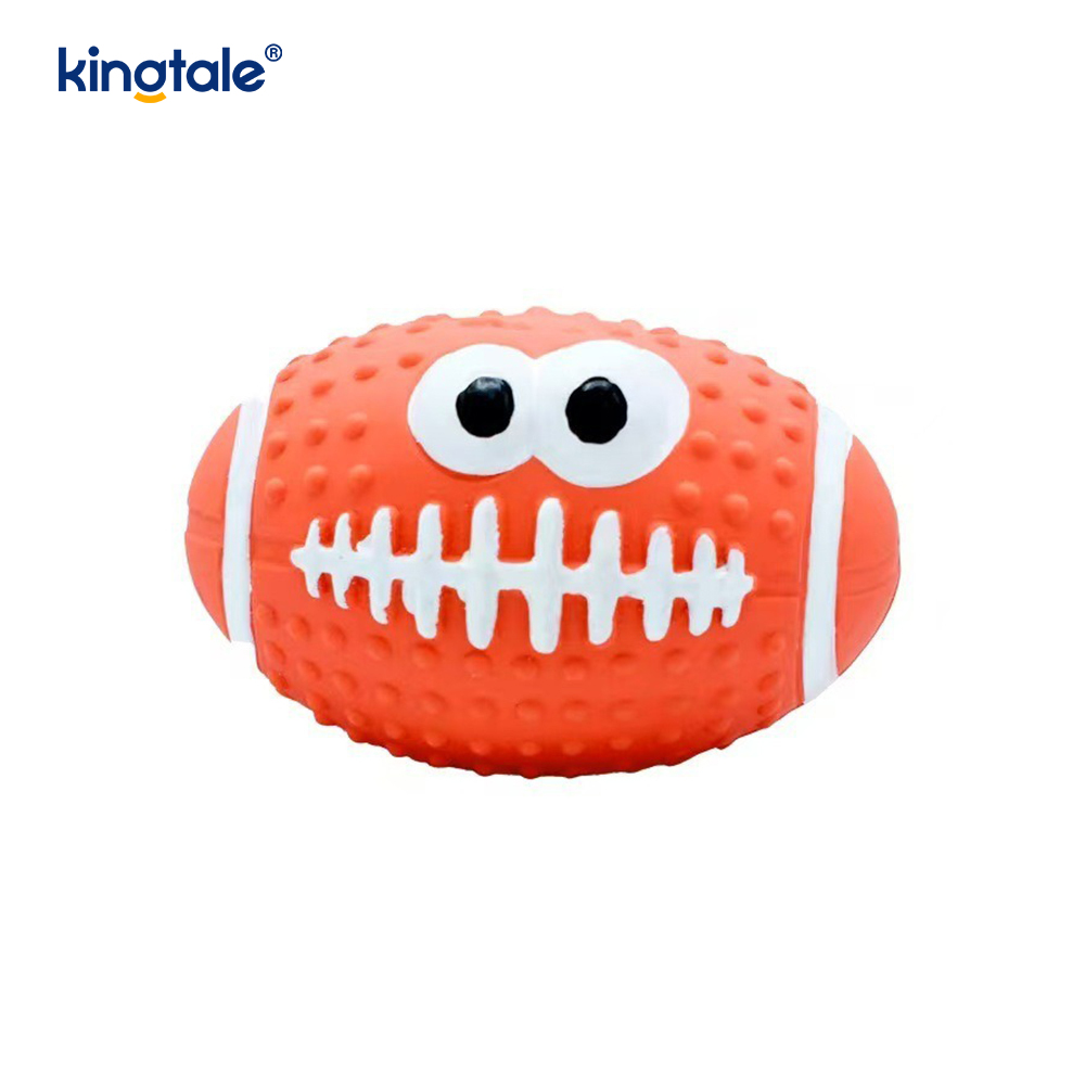 Latexová hračka pre domáce zvieratá, ktorá vytvára zvuk Smiley Face Ball v interiéri a exteriéri