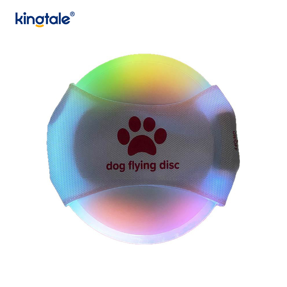 Frisbee s osvetlením pre domáce zvieratá s vysokou viditeľnosťou Tréning pre domáce zvieratá s osvetlením Hádzanie Hranie na cvičenie