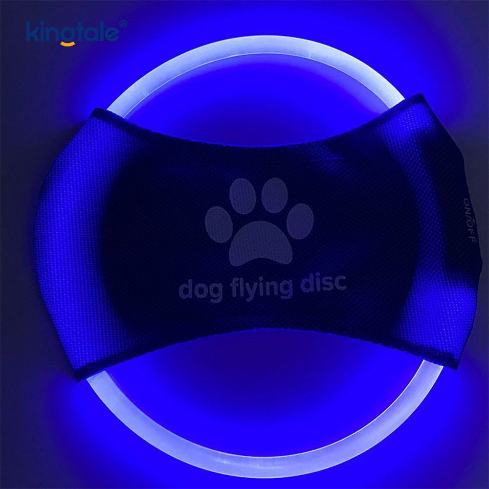 Frisbee s osvetlením pre domáce zvieratá s vysokou viditeľnosťou Tréning pre domáce zvieratá s osvetlením Hádzanie Hranie na cvičenie