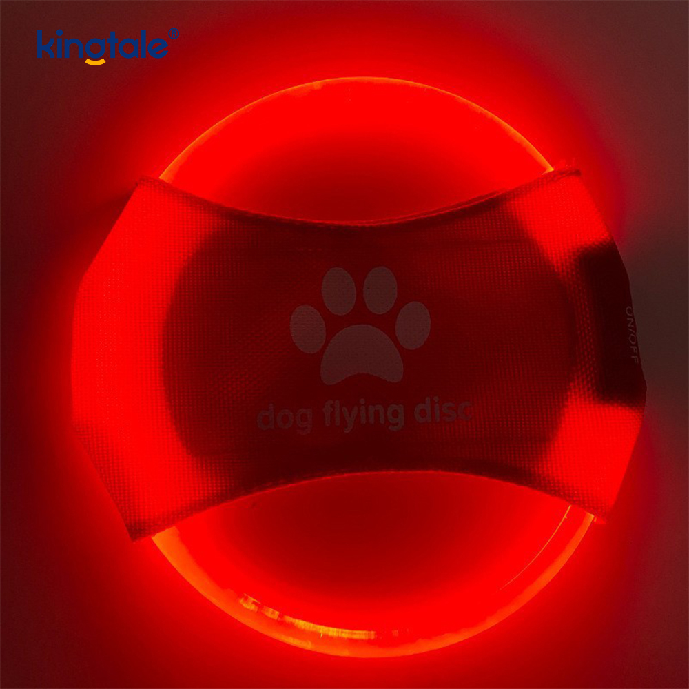 Frisbee s osvetlením pre domáce zvieratá s vysokou viditeľnosťou Tréning pre domáce zvieratá s osvetlením Hádzanie Hranie na cvičenie