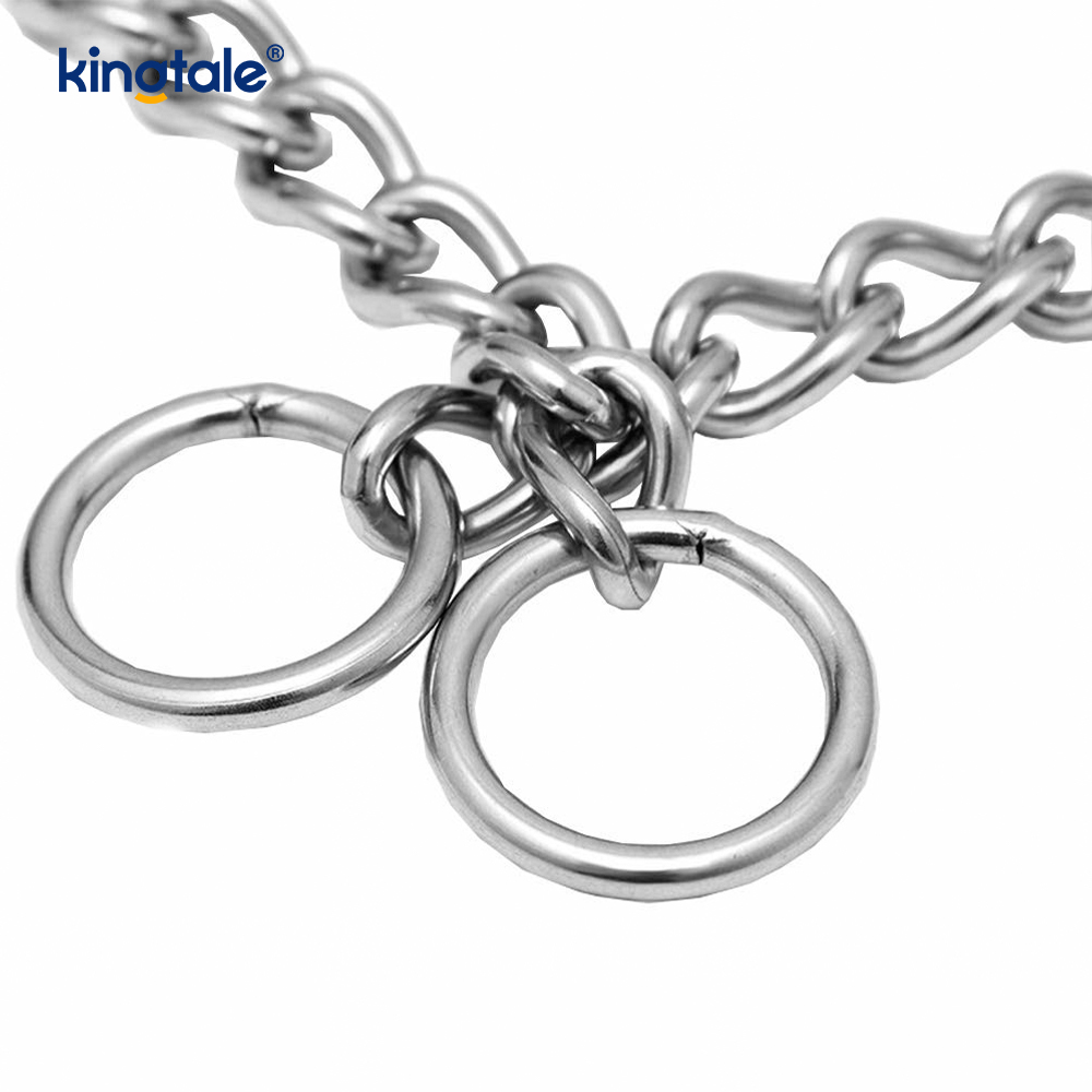 Kovový výcvikový obojok s tlmivým obojkom P Reťaz Ťažká reťaz pre psov