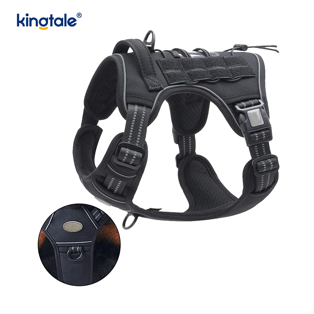 Pevná vesta bez ťahu Nylon Heavy Duty Dog Belt Tréningové postroje Hrudník