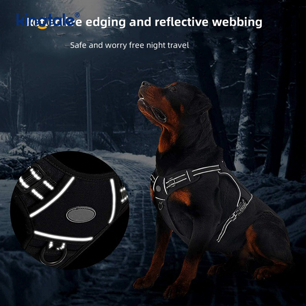 Pevná vesta bez ťahu Nylon Heavy Duty Dog Belt Tréningové postroje Hrudník