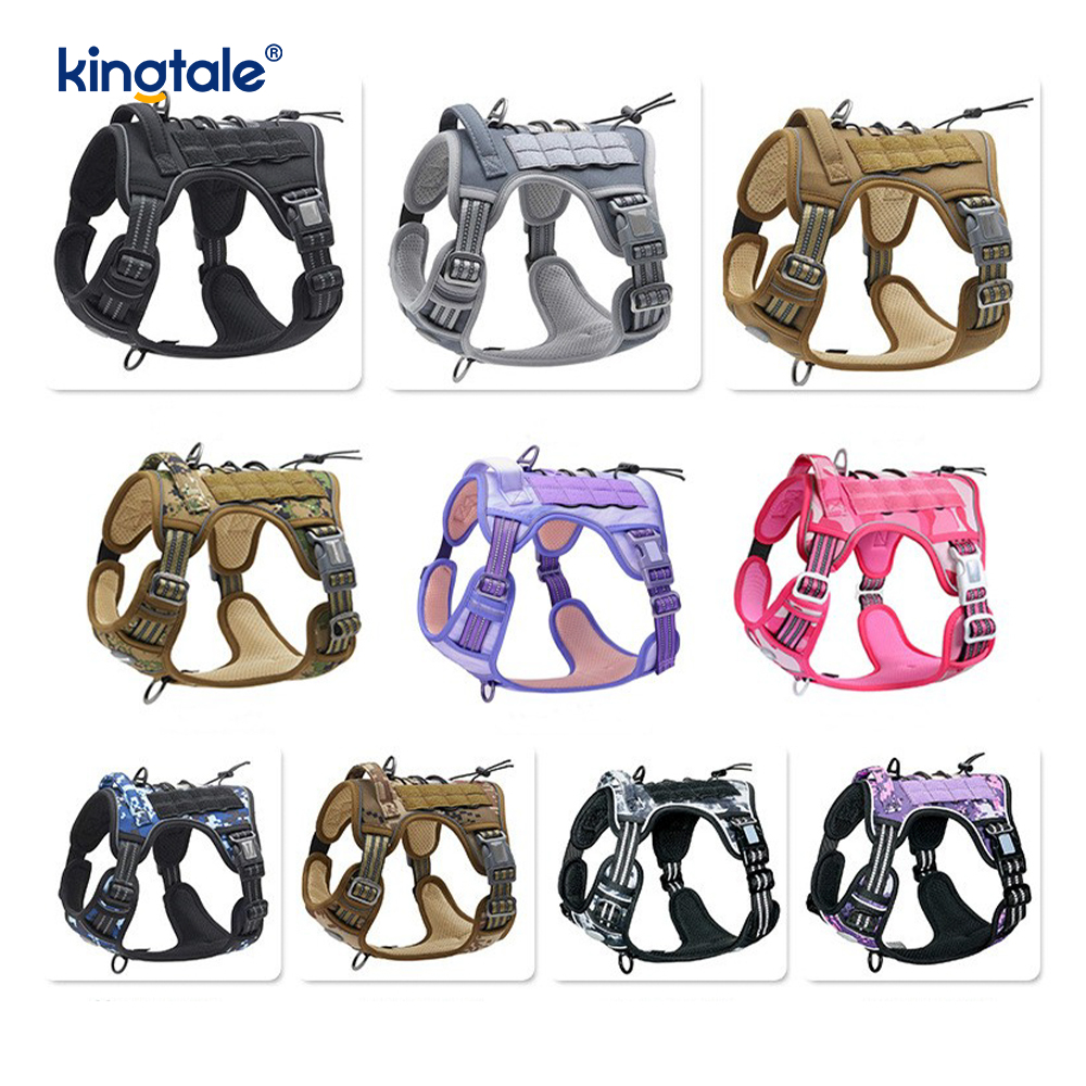 Pevná vesta bez ťahu Nylon Heavy Duty Dog Belt Tréningové postroje Hrudník