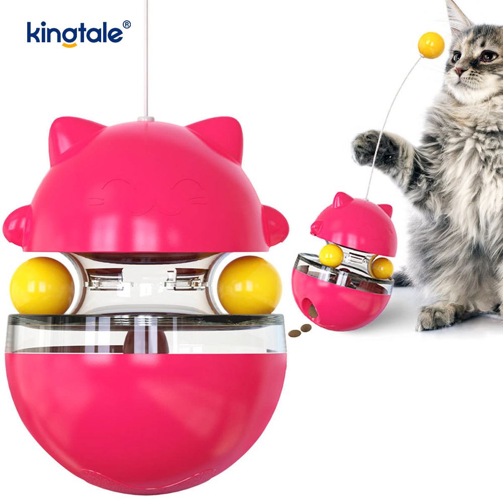 Interaktívna hračka pre mačku pohárik dráždi mačku a míňa loptu Nová hračka pre mačku