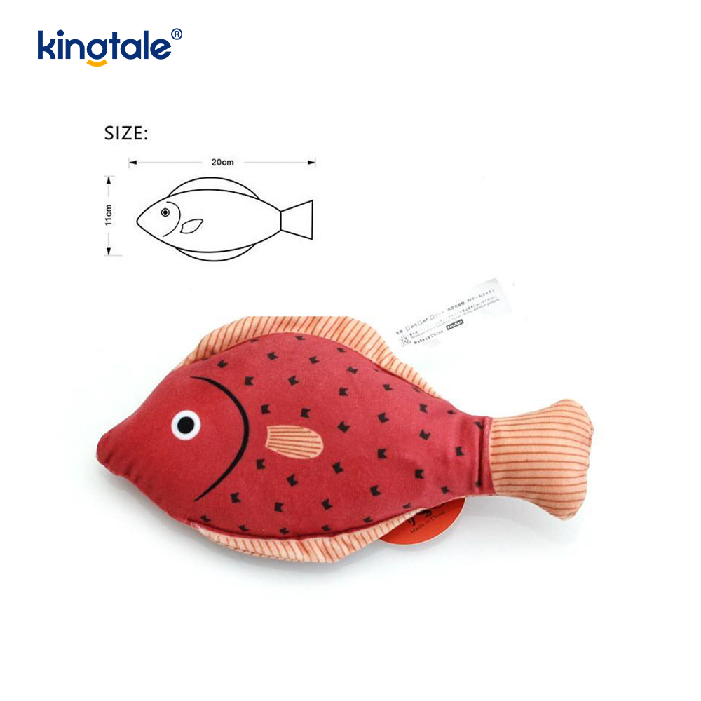 Vŕzgajúce hračky pre mačky Catnip s rôznymi realistickými rybami